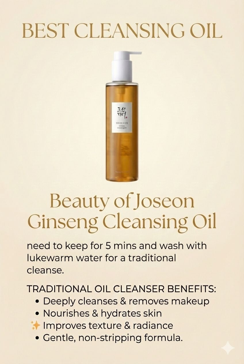 Beauty of Joseon - Ginseng Cleansing Oil 210ml