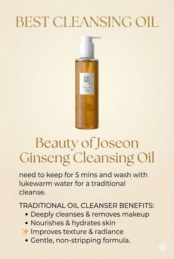 Beauty of Joseon - Ginseng Cleansing Oil 210ml