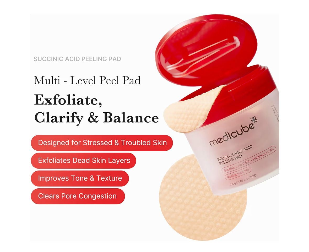 Medicube Red Succinic Acid Peeling Pad 70 Pads