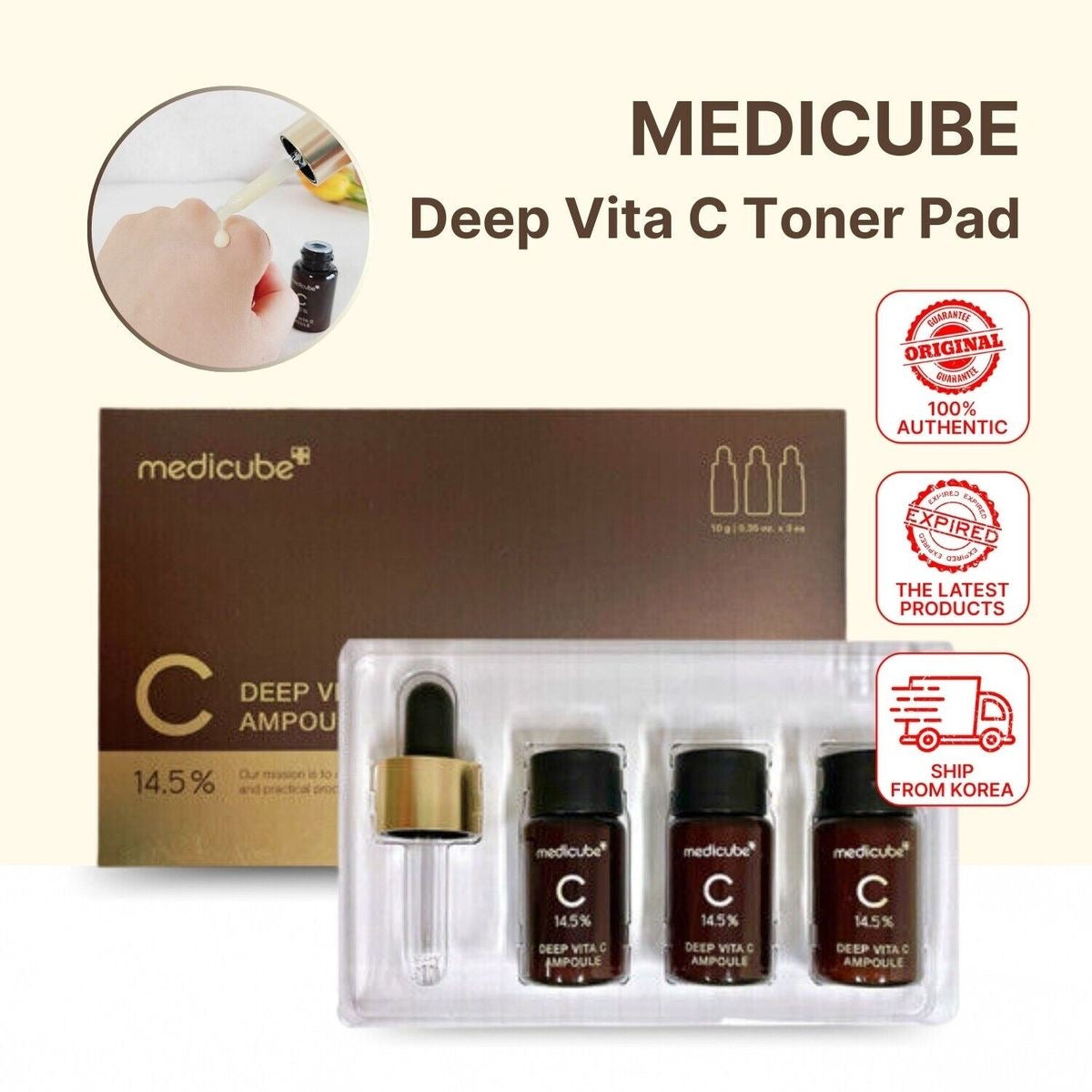 Medicube deep vit c ampoule
