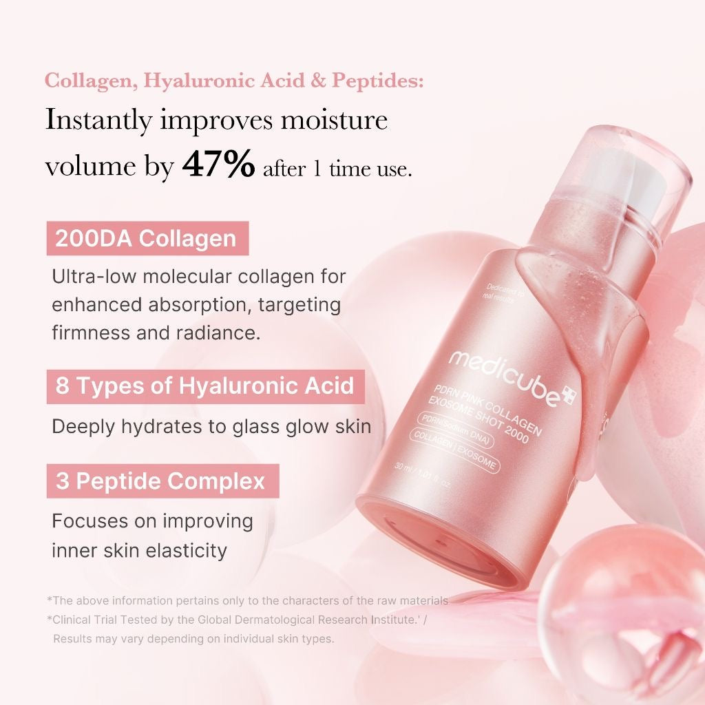Medicube - PDRN Pink Collagen Exosome Shot Serum 7500 30ml