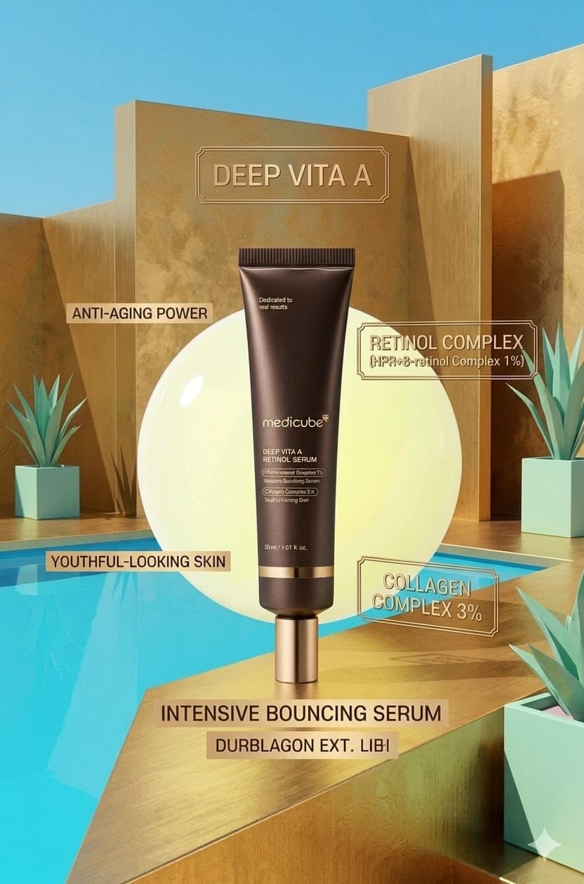 Medicube - Deep Vita A Retinol Serum 30 Ml