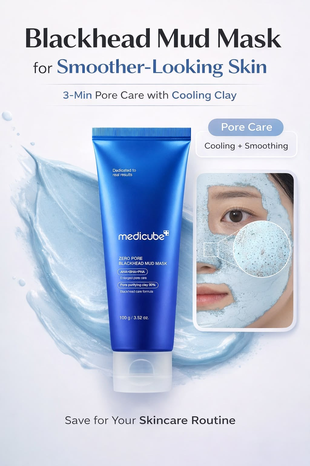 medicube - Zero Pore Blackhead Mud Mask 100G