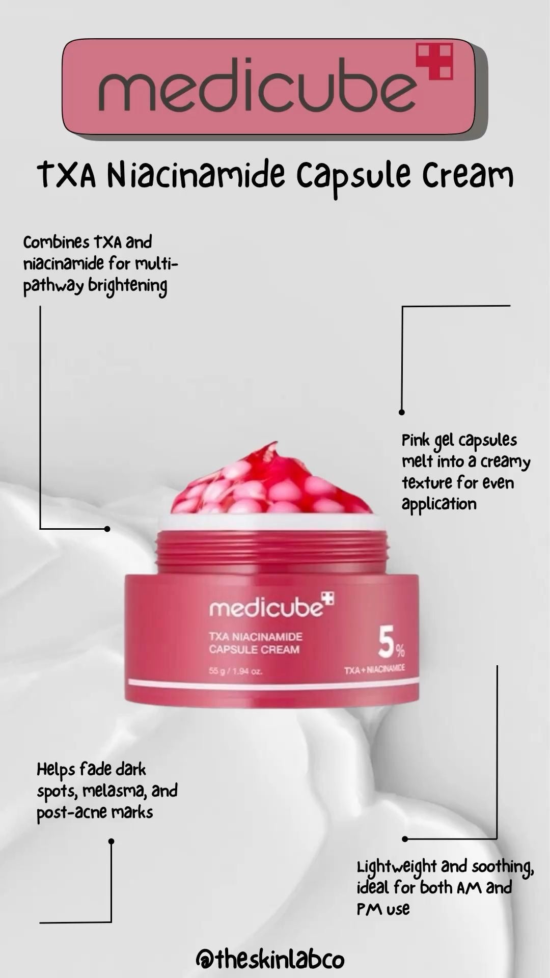 MEDICUBE TXA Niacinamice Capsule Cream 55g