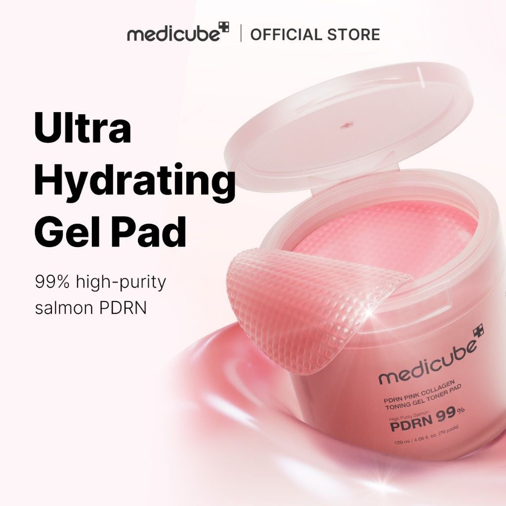 Medicube PDRN Pink Collagen Toning Gel Toner Pad