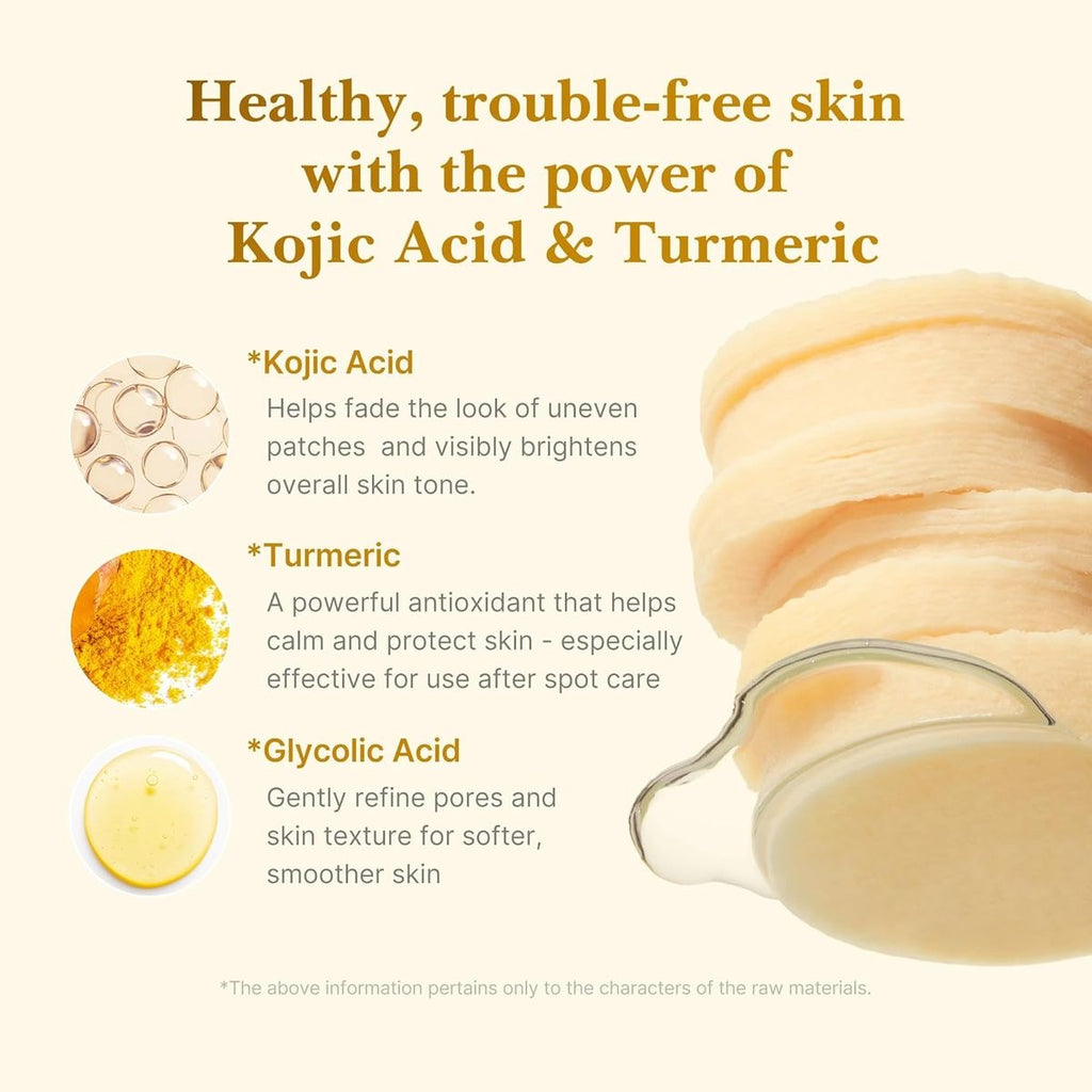 medicube Kojic Acid Turmeric Pad