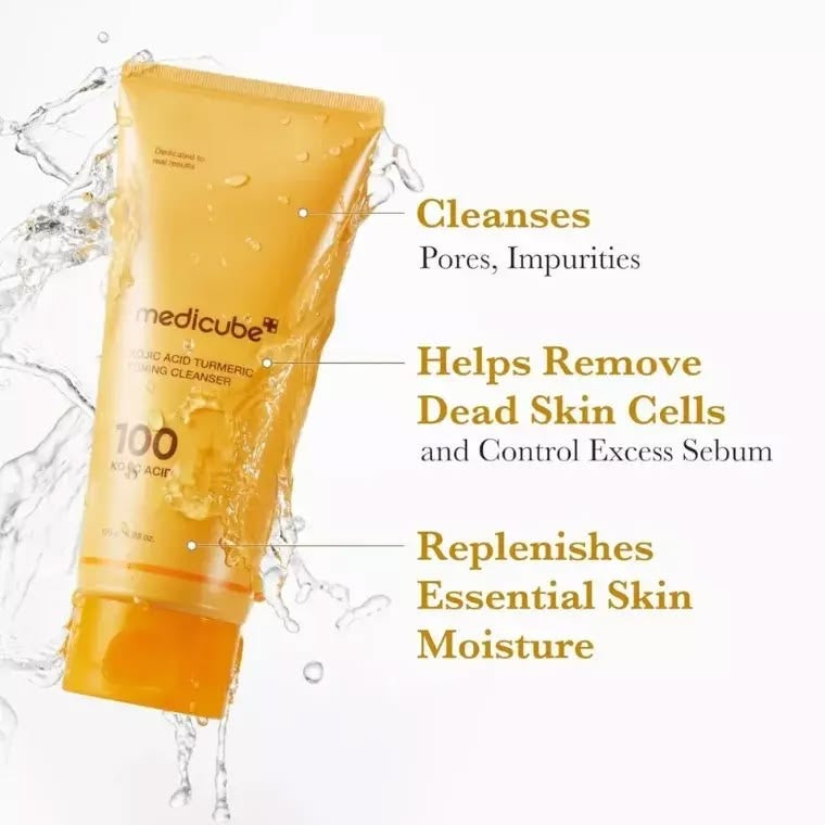 Medicube Kojic Acid Turmeric Toning Cleanser 120g Secondary image