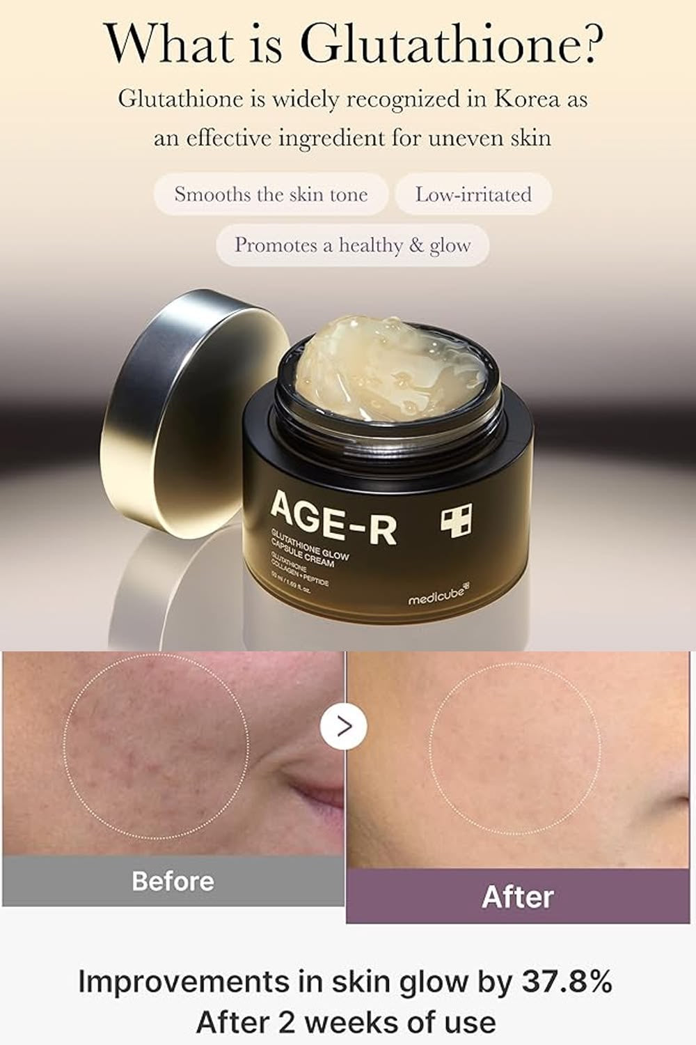 Medicube - AGE-R Glutathione Glow Capsule Cream 50ML
