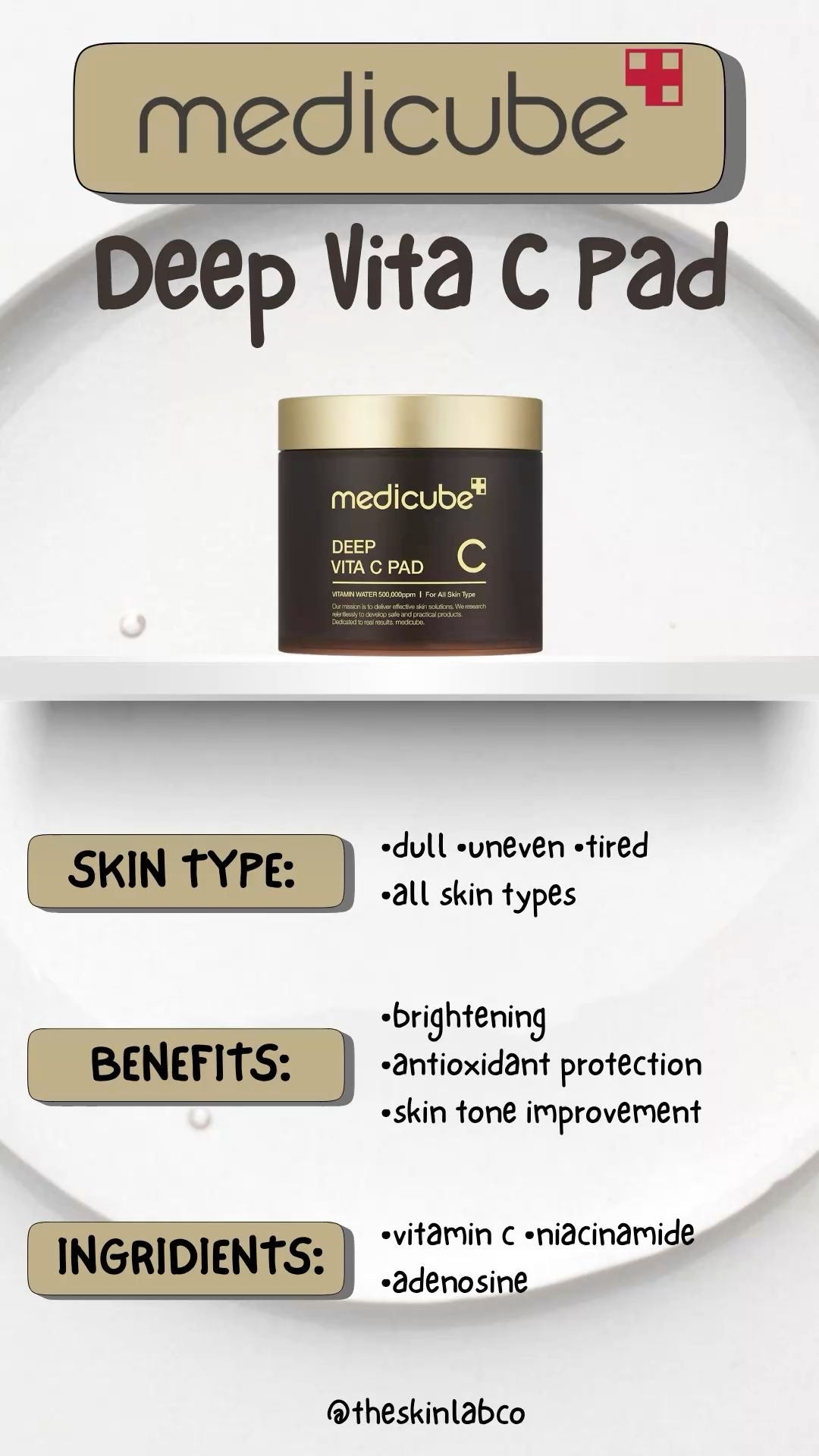 Medicube - Deep Vita C Pad (70 Pads)