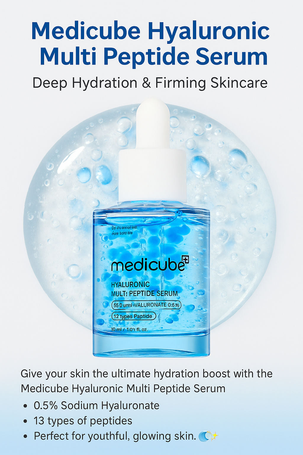 Medicube – Hyaluronic Multi Peptide Serum 30 ml