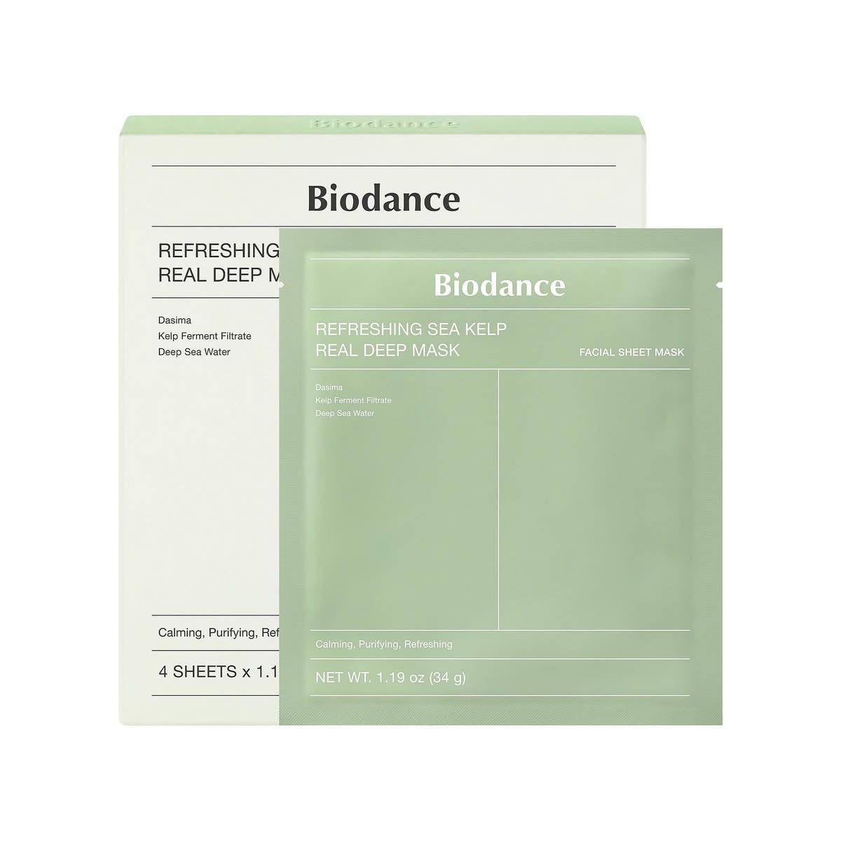 BIODANCE Refreshing Sea Kelp Real Deep Face Mask