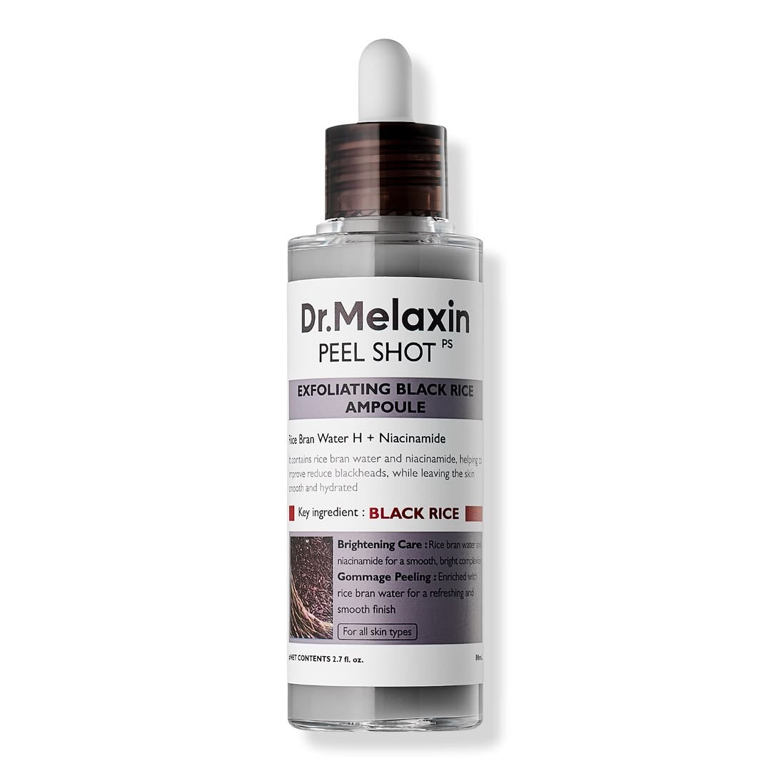Dr. Melaxin Peel Shot Exfoliating Black Rice Ampoule