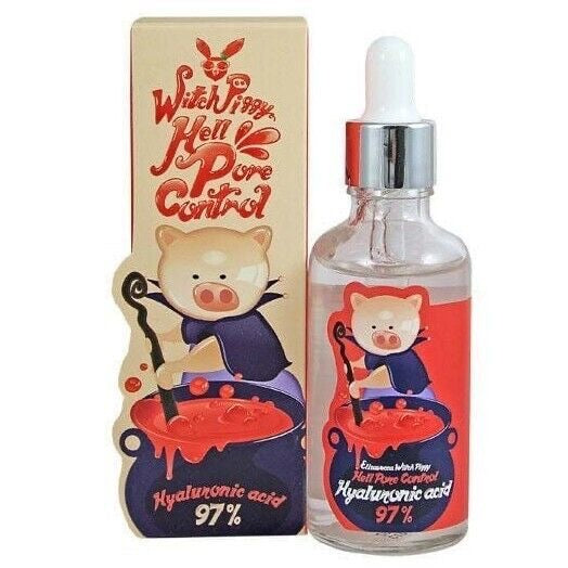 ELIZAVECCA Witch Piggy Hell Pore Control Hyaluronic Acid 97% 50ml Ampoule Serum