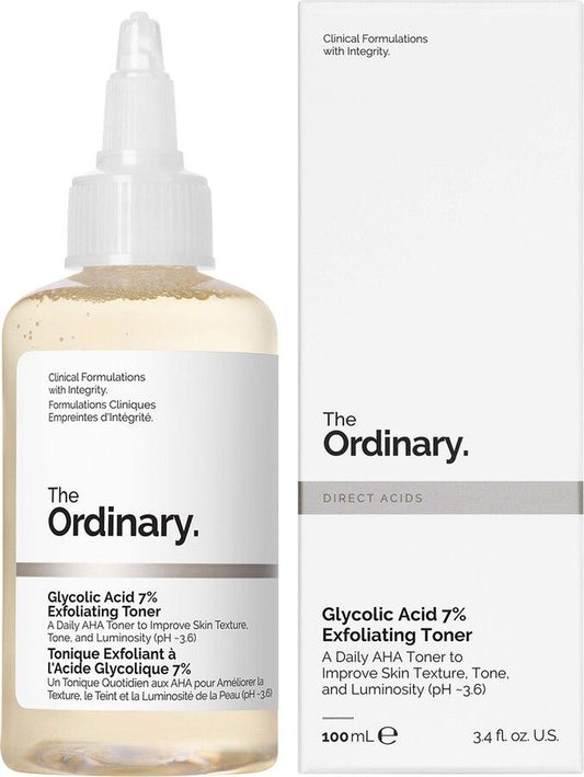 The Ordinary Glycolic Acid 7% Exfoliating Toner – 100ml