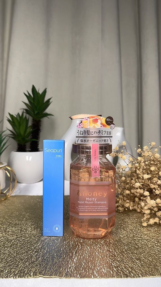 &Honey melt repair shampo + Seapuri hair serum