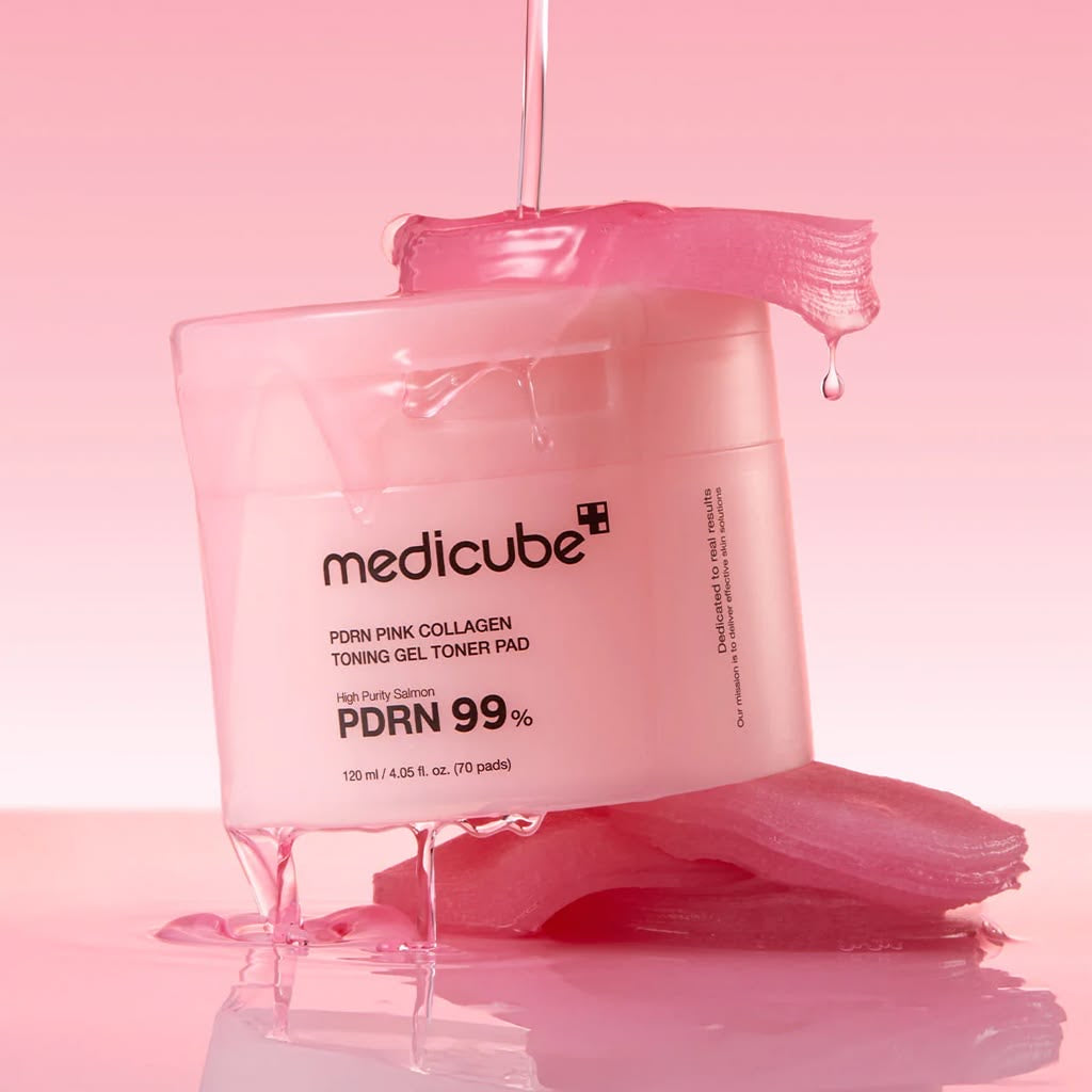 Medicube PDRN Pink Collagen Toning Gel Toner Pad Main image