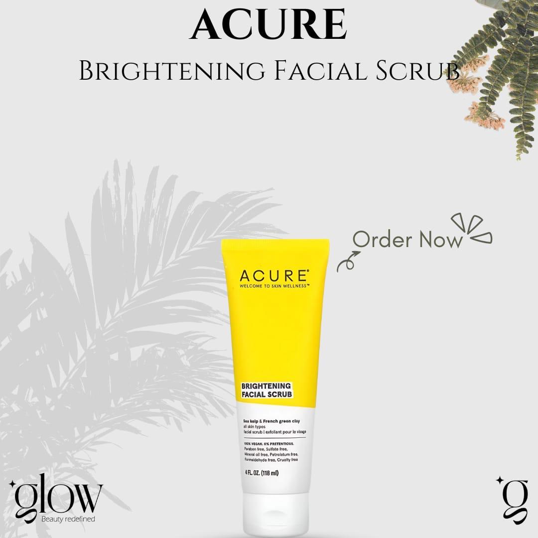 Acure Brightening Facial Scrub 118ML