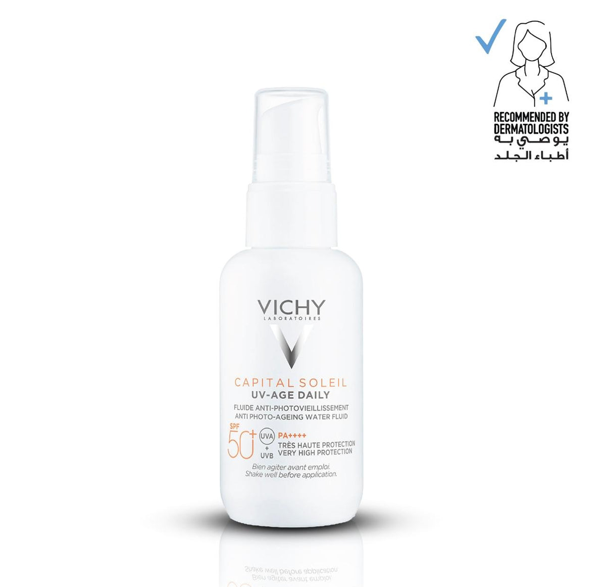 Vichy Capital Soleil SPF 50+ UV-Age Daily Water Fluid 40 ml Main image