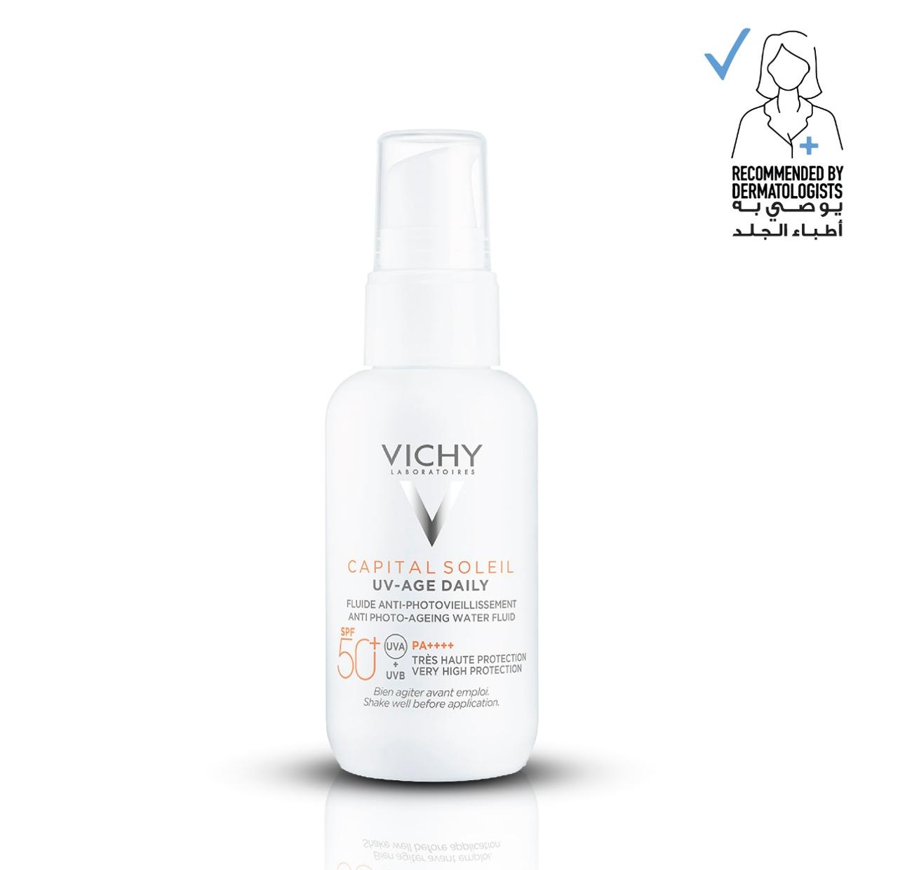Vichy Capital Soleil SPF 50+ UV-Age Daily Water Fluid 40 ml