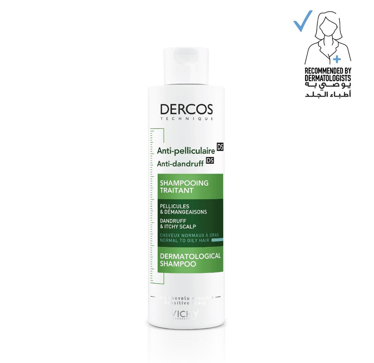 Vichy Dercos Anti-Dandruff DS Shampoo for Normal and Oily Hair 200 ml Main image