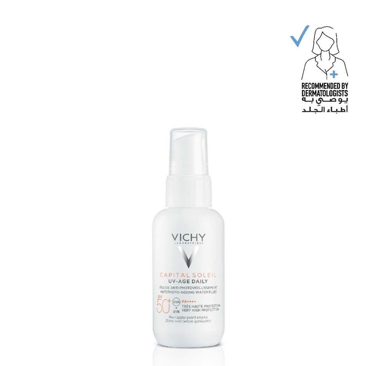 Vichy Capital Soleil SPF 50+ UV-Age Daily Tinted Water Fluid 40 ml Main image