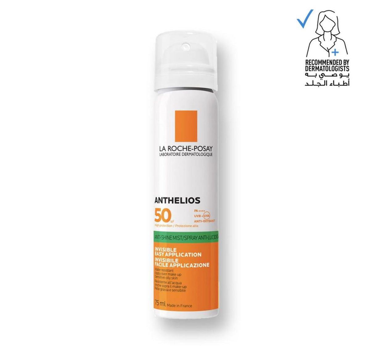 La Roche Posay Anthelios SPF 50 Anti-Shine Invisible Mist 75 ml Main image