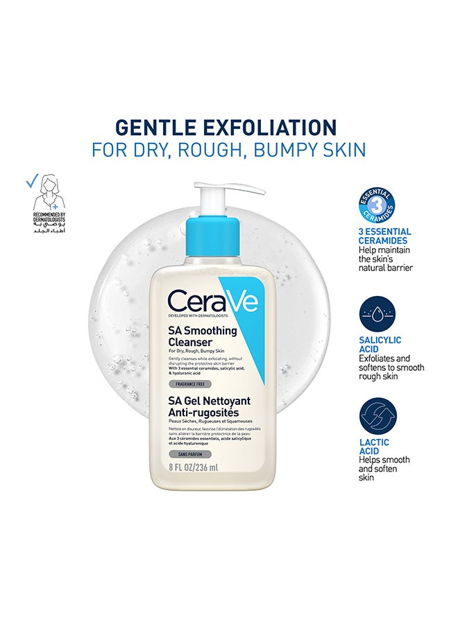 Cerave SA smoothing cleanser 236ml