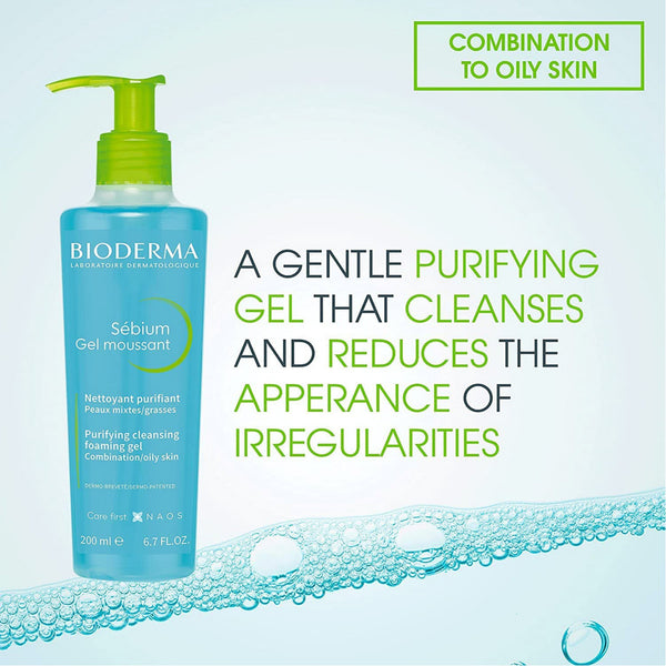 Bioderma Sebium Gel Moussant Face Wash - 200ml