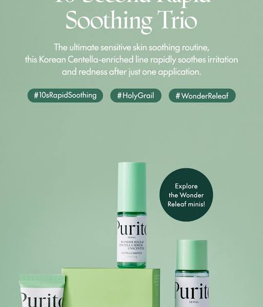 Purito SEOUL, Wonder Releaf Centella Mini Kit Unscented