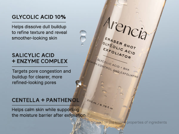 Arencia Erasor Glycolic Acid 10% Exfoliating Toner
