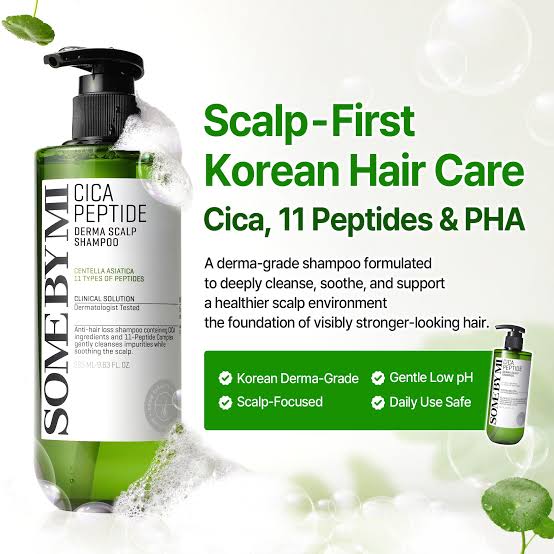 SOME BY MI Cica Peptide Anti Hair Loss Derma Scalp Shampoo. Secondary image