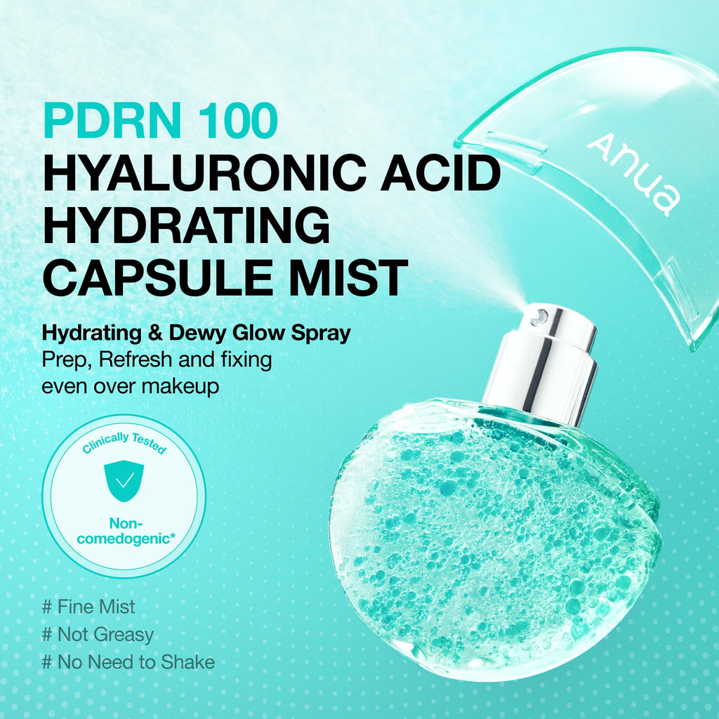 Anua PDRN Collagen Glow Facial Serum Spray| Hydrating Mist