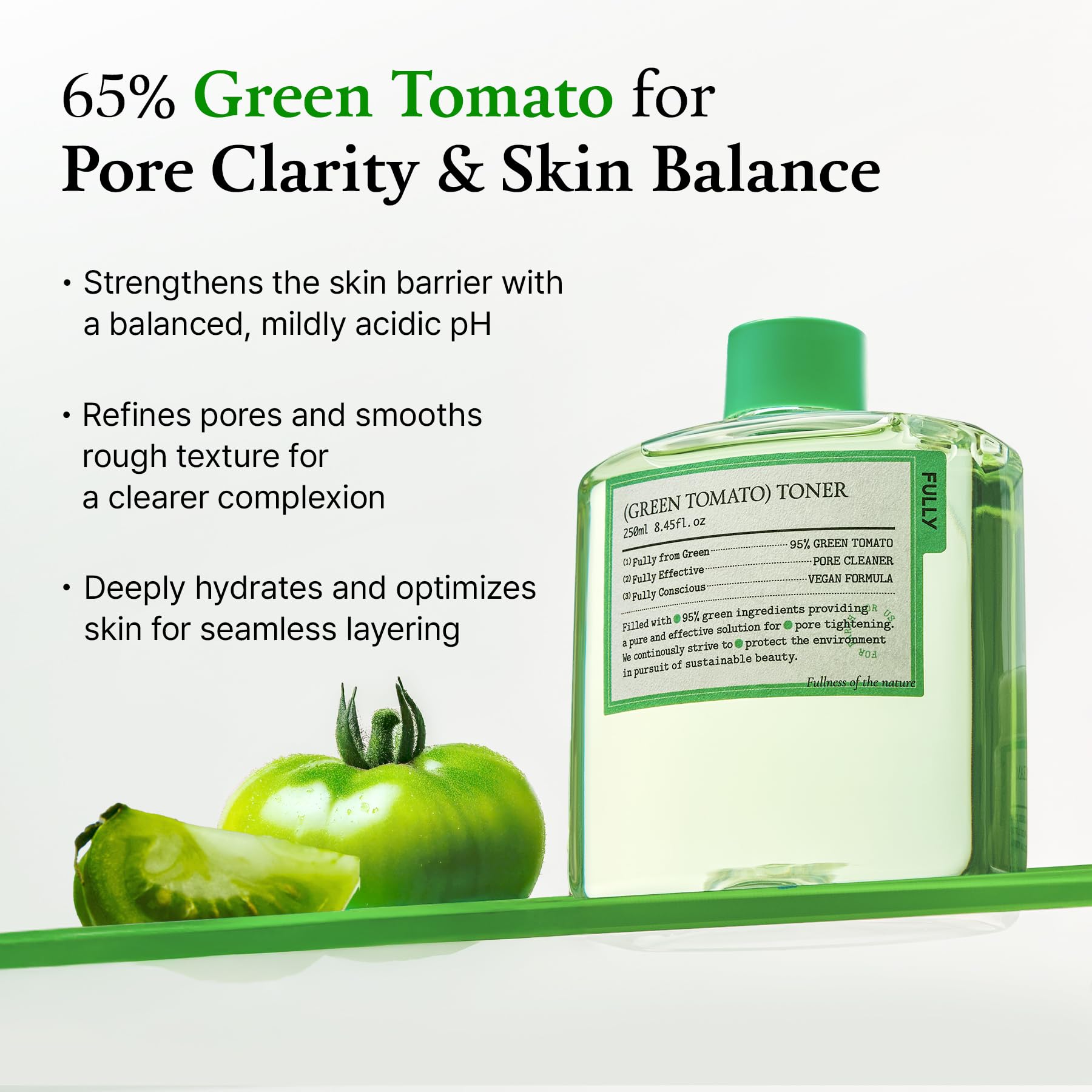 Fully Green Tomato Toner 8.45oz/ 250ml Secondary image