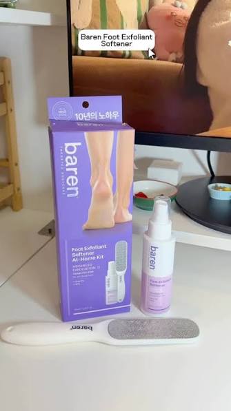 Baren Foot Exfoliant Softener At-Home Kit