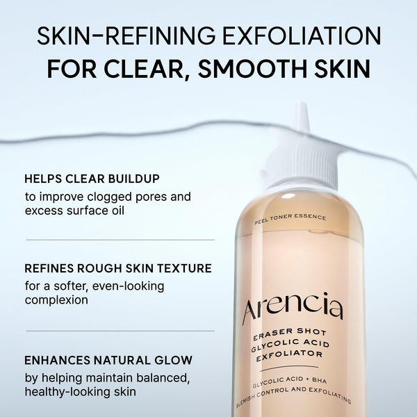 Arencia Erasor Glycolic Acid 10% Exfoliating Toner