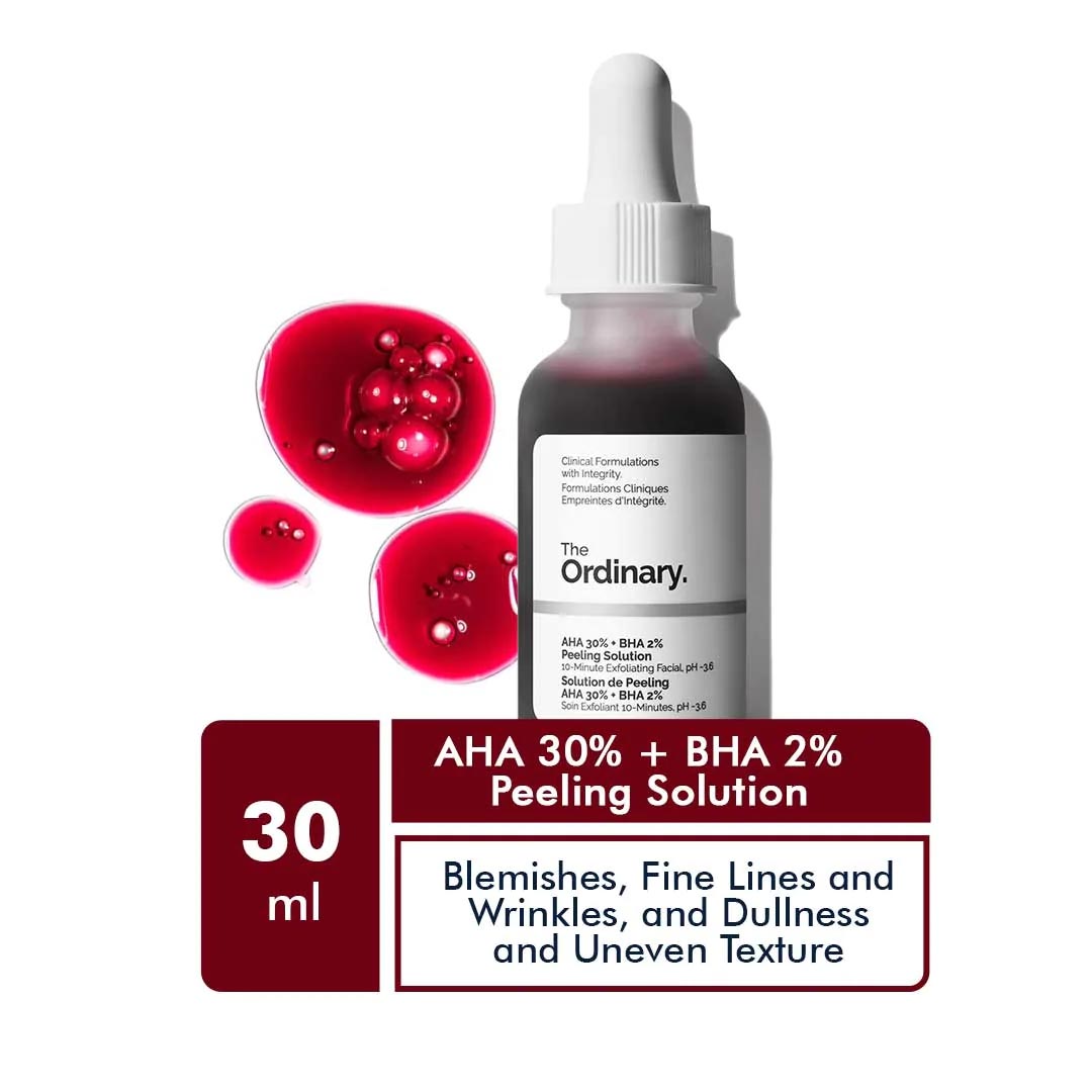 The Ordinary AHA 30 Percent + BHA 2 Percent Peeling Solution 30ml