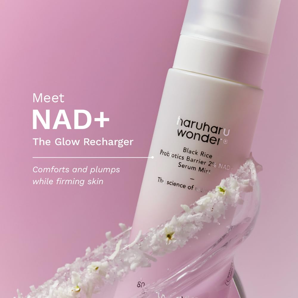 haruharu Black Rice Probiotics 2% NAD+ Serum Mist