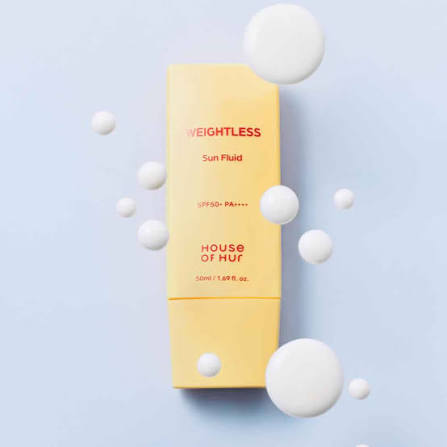 [House of HUR] Weightless Sun Fluid - 50ml (SPF50+ PA++++)