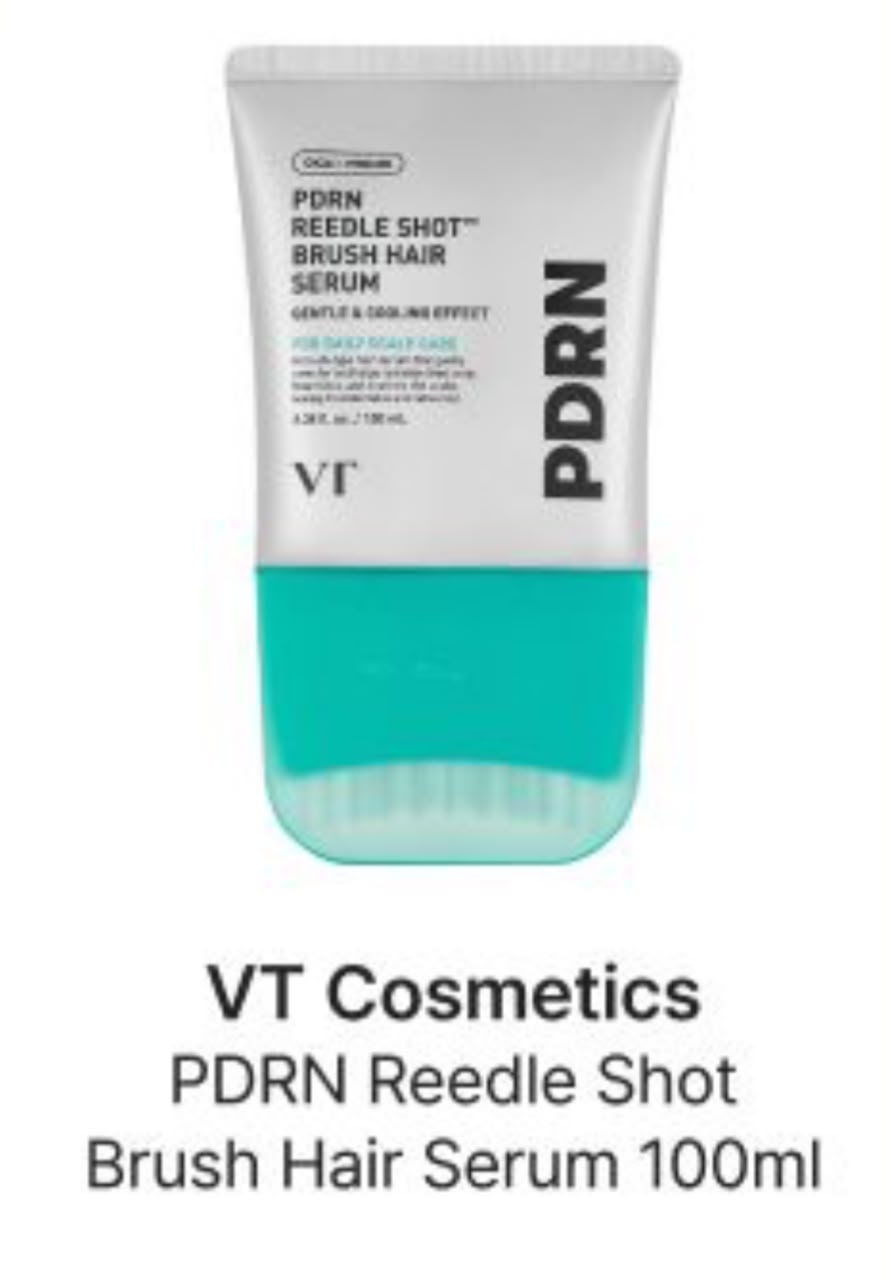 Vt Cosmetics Pdrn Reedle Shot Brush Hair Serum