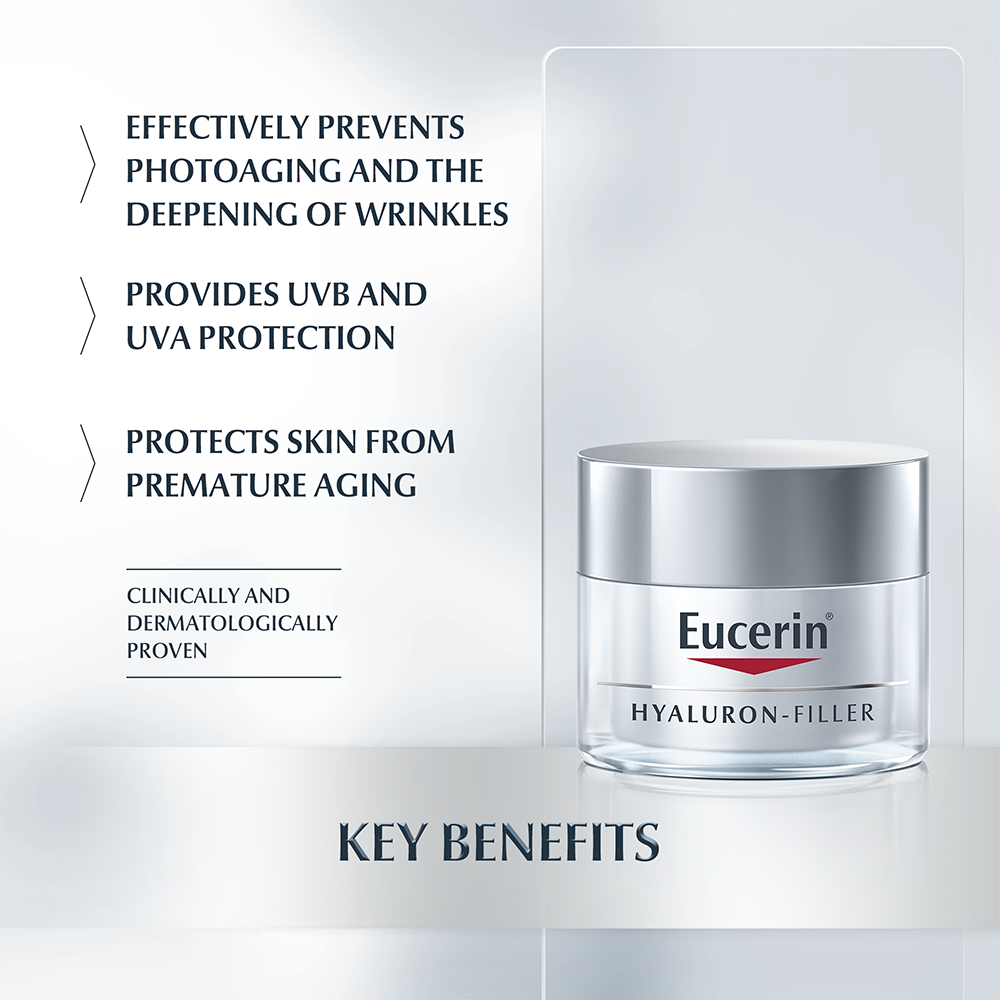 Eucerin Hyaluron-Filler Day SPF 30 50ml, Anti-Wrinkle Day Cream