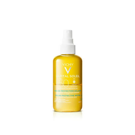 Vichy Capital Soleil Spf50+ solar Protective water hydrating hyaluronic acid