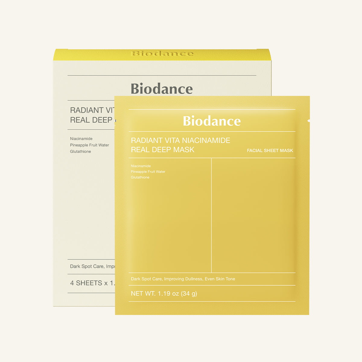 BIODANCE - Radiant Vita Niacinamide Real Deep Mask Secondary image