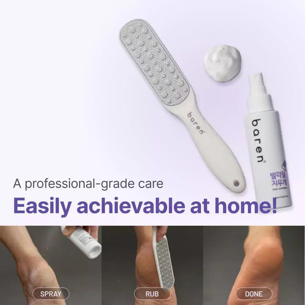 Baren Foot Exfoliant Softener At-Home Kit