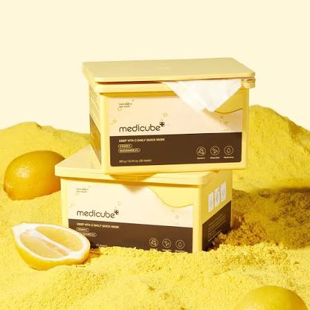 Medicube deep vita C daily quick facial mask