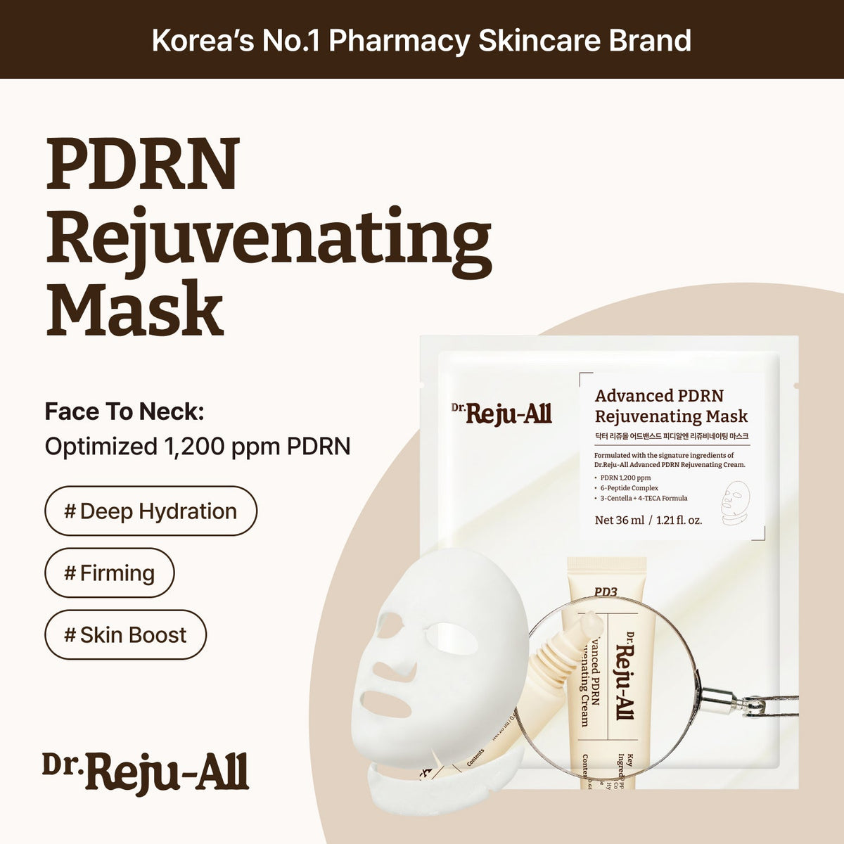 Dr.Reju-All Advanced PDRN Rejuvenating Mask 1 sheet