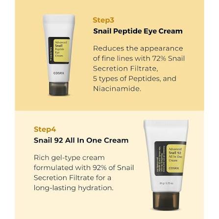 Mini cosrx snail peptide eye cream (without box)