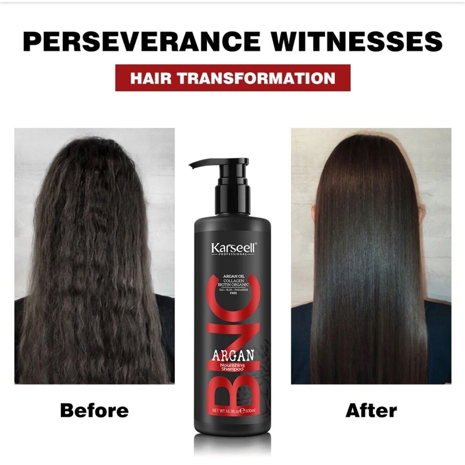 Karseell BNC Argan Nourishing Shampoo - 500ml Secondary image
