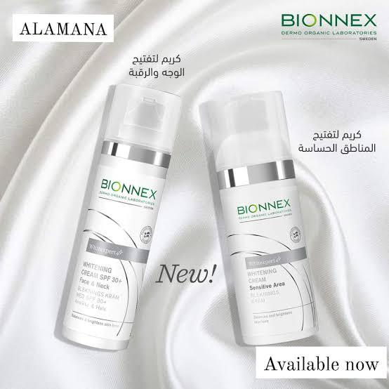 BIONNEX WHITEXPERT WHITENING CREAM SENSTIVE AREA , BODY 50 ML