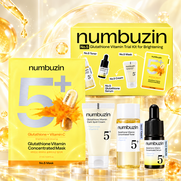 Numbuzin No.5+ Glutathione Vitamin Trial Kit for Brightening