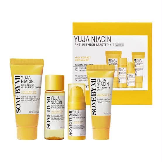 SOME BY MI - Yuja Niacin Anti Blemish Starter Kit [4 pcs] Main image